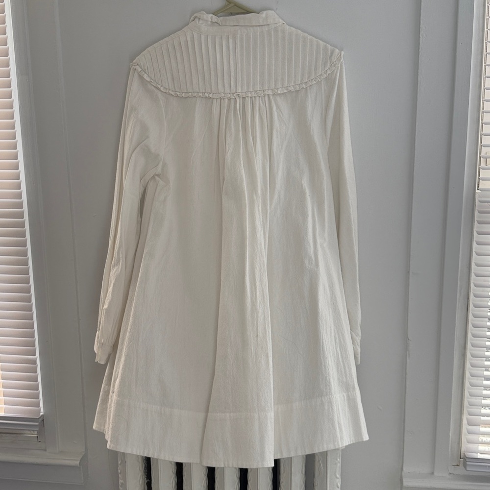 Free People Off White Button Down Dress. XS, NWT baby doll styling. - Picture 6 of 12